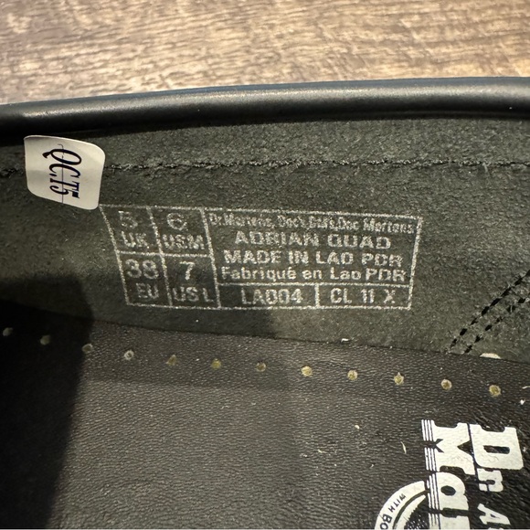 DR. MARTENS ADRIAN QUAD LEATHER PLATFORM TASSLE LOAFERS Size 7 NWT - Picture 10 of 10